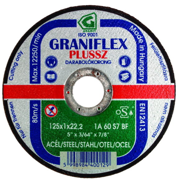 Graniflex vágókorong 400x4.0x40 fém