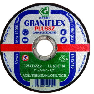Graniflex vágókorong 125x2.5 fém