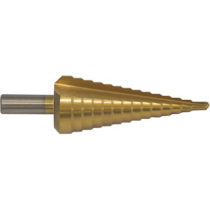 PTG lépcsős lemezfúró TiN bevonatos (HSS) 9-36/3mm