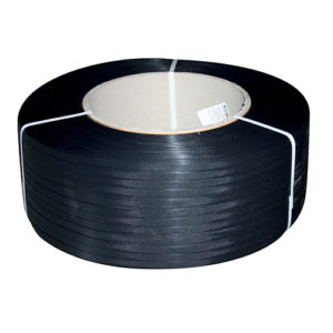 Pántolószalag PP T fekete 12x0,55 mm