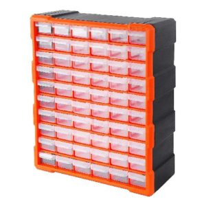 Tactix szortiment szekrény 60 fiókkal
48,5x38,5x16