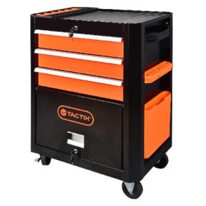 Tactix szerszámkocsi 3 fiókos- 1 ajtós 66.2X46.2X90.1 CM