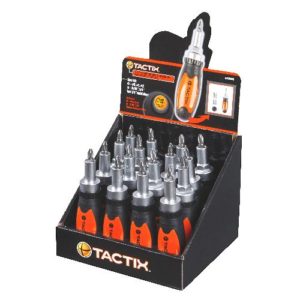 Tactix racsnis csavarhúzó 6 az 1-ben